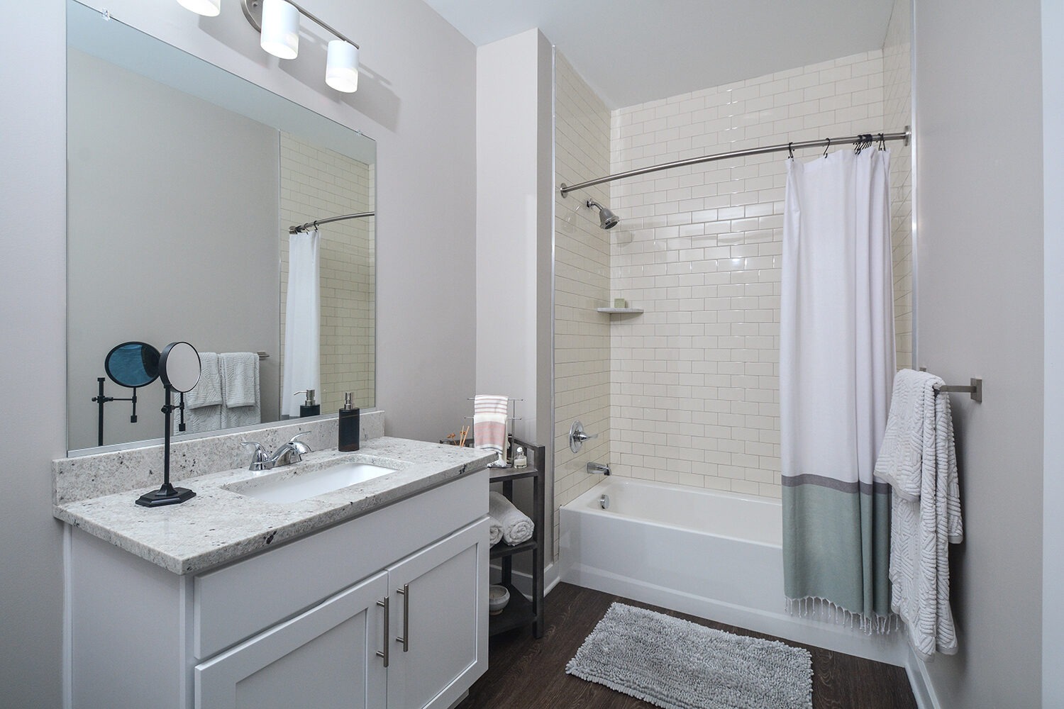 upgraded bathroom