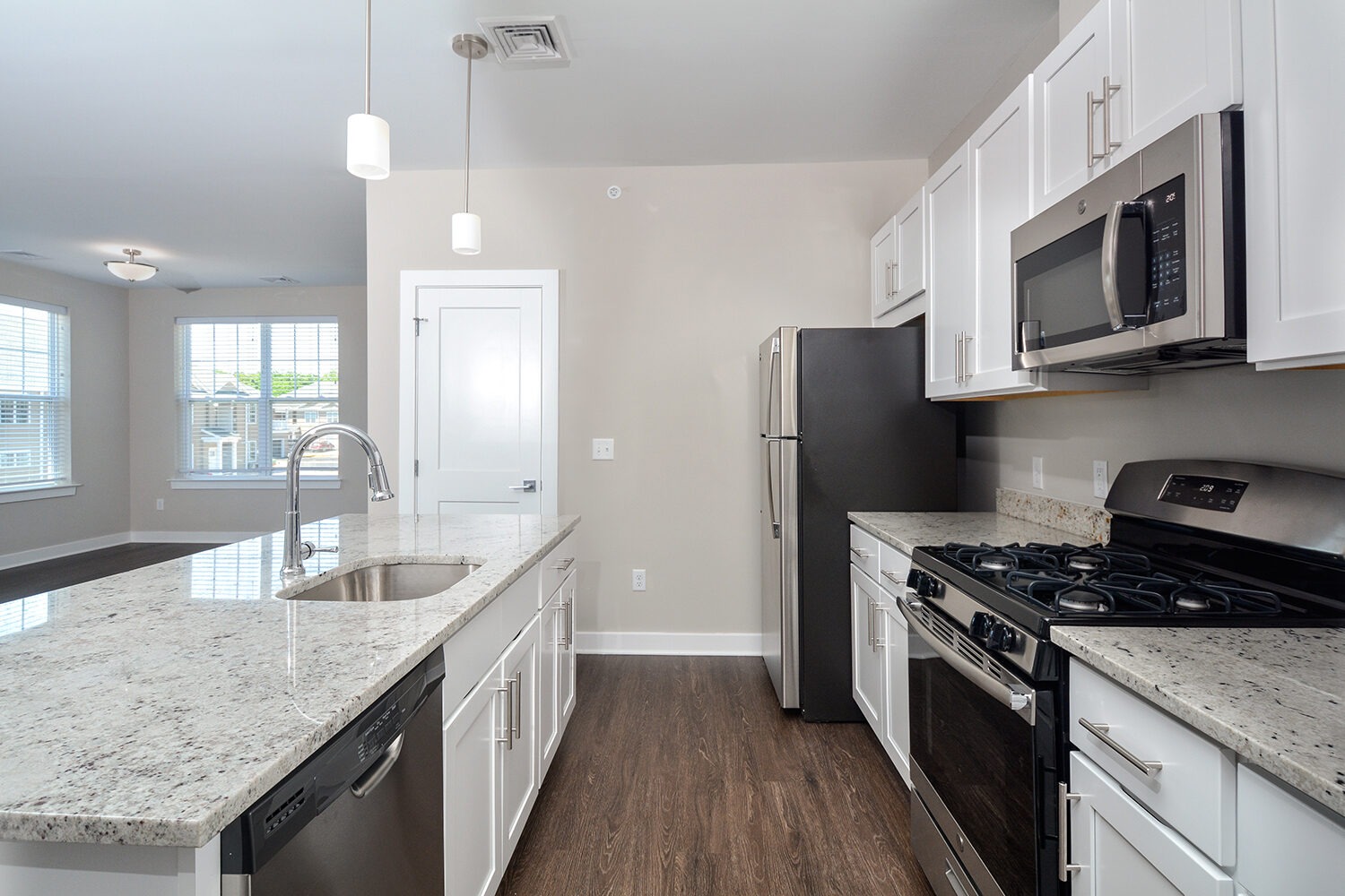open kitchen layout