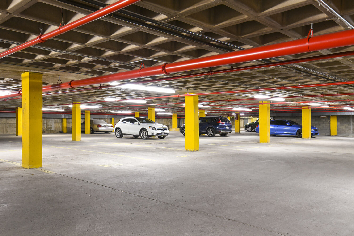 large garage for parking 