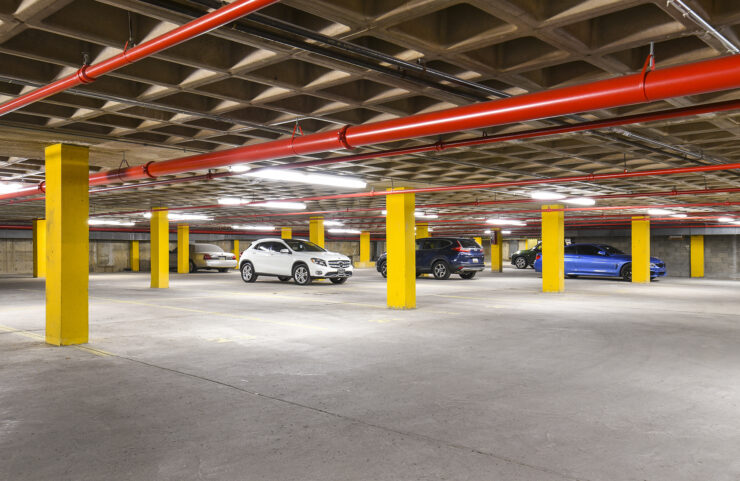 large garage for parking 