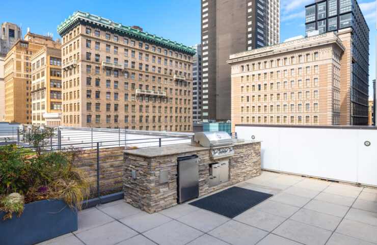 Outdoor Grilling Stations with a view