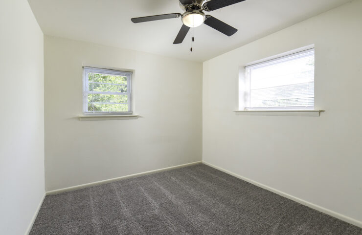 Bedroom with Windows