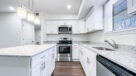 stainless steal appliances in upgraded unit