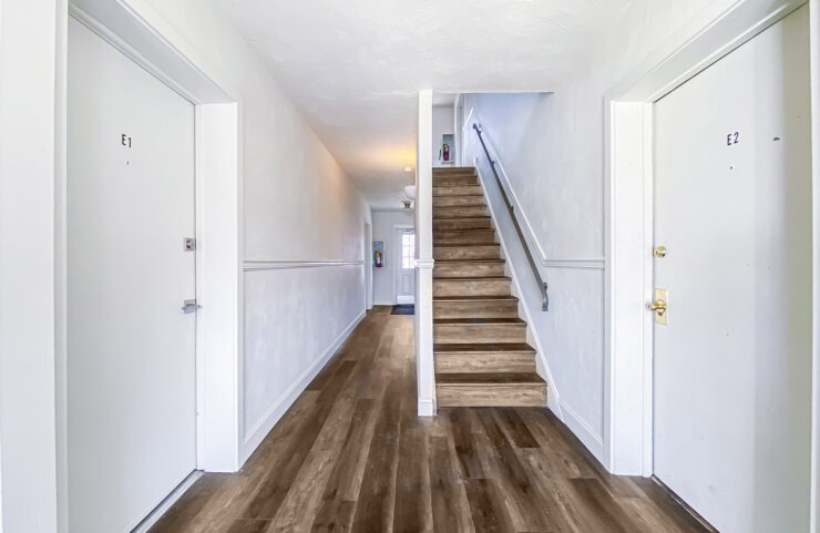 hallway and apartment entrances