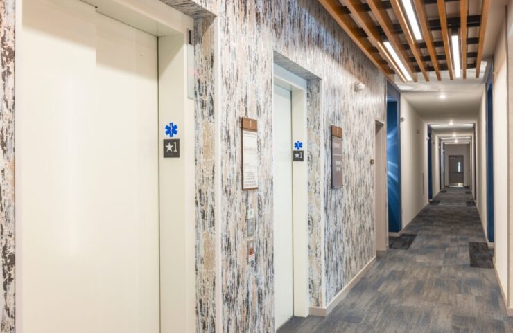 Hallway and Elevators