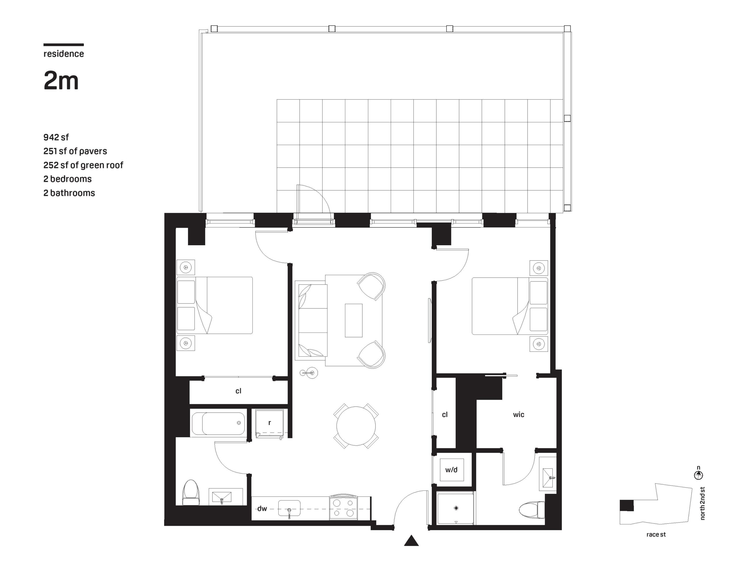 2 Bedroom - 2 Bathroom