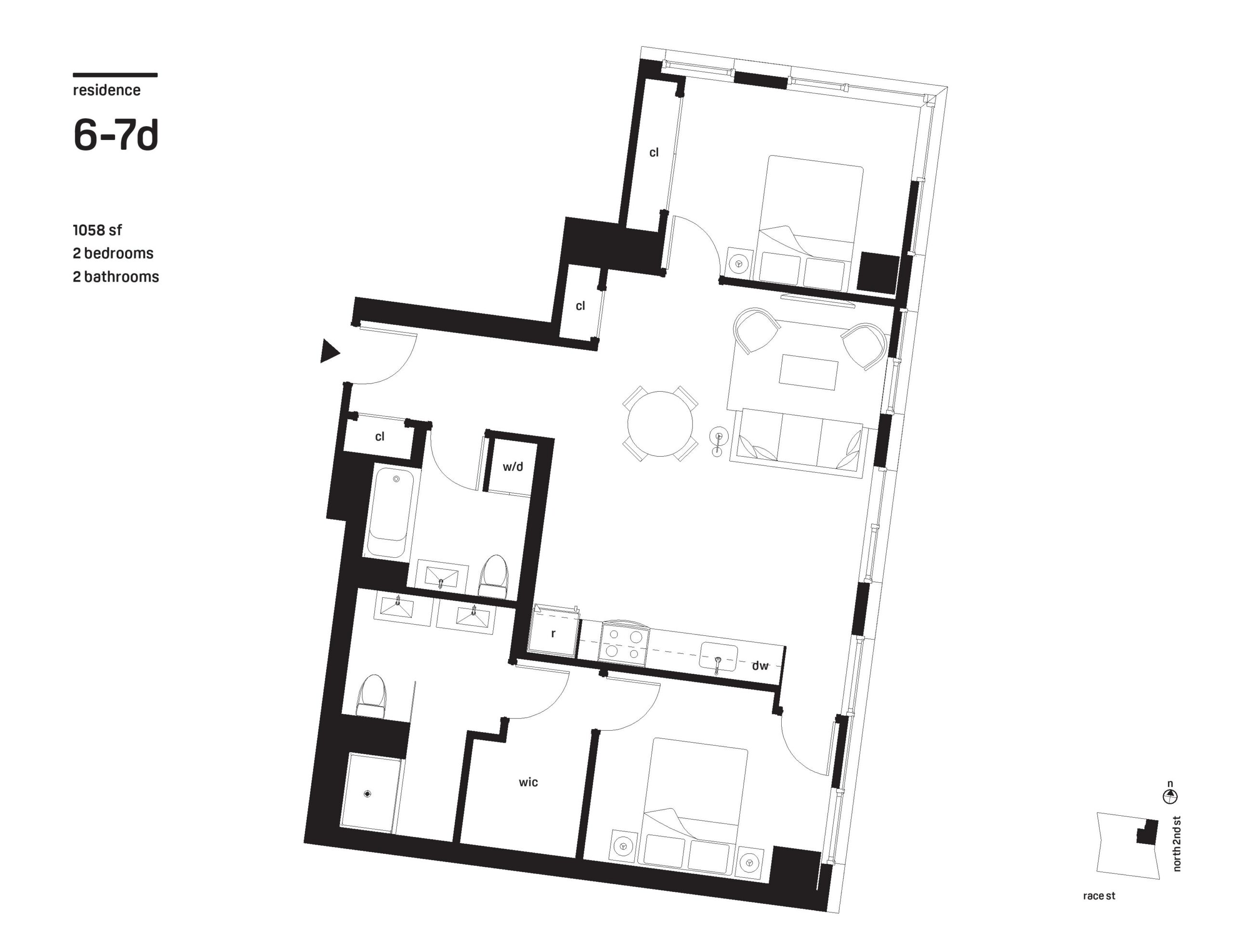 2 Bedroom - 2 Bathroom
