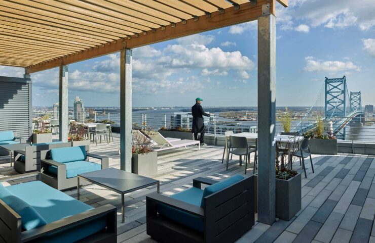 apartment with rooftop terrace old city