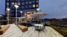 outdoor dining and barbecue BBQ area