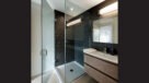 tiled showers with glass doors