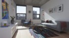ample windows in modern layout