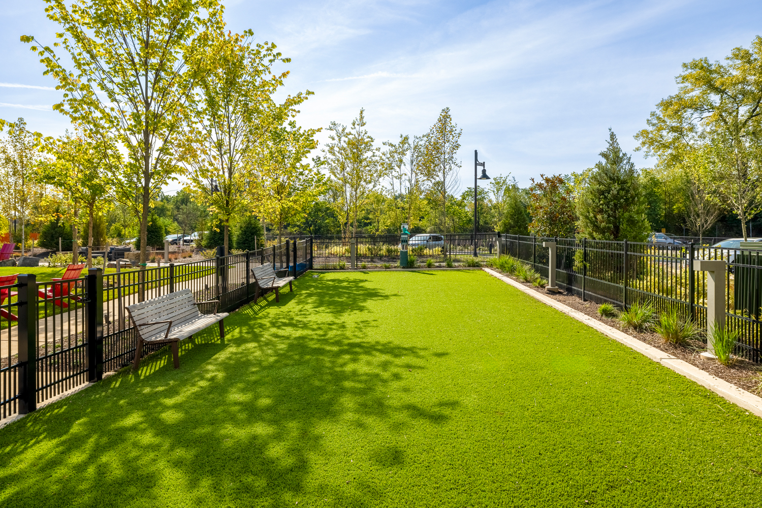 dog park at the crossings at ambler station