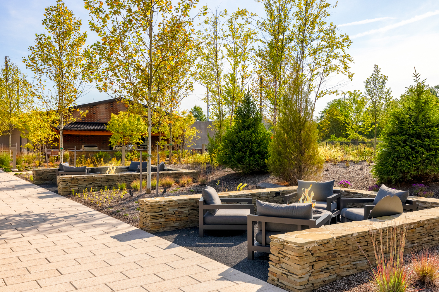 fire pit areas with comfy seating