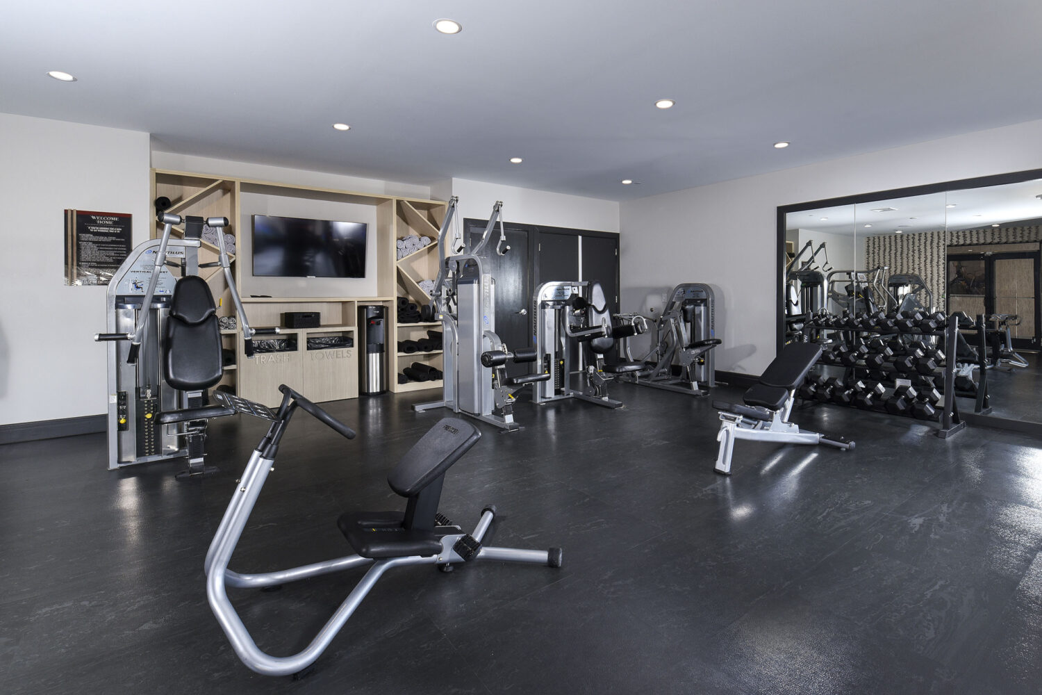 Spacious Health Club Style Fitness Center 
