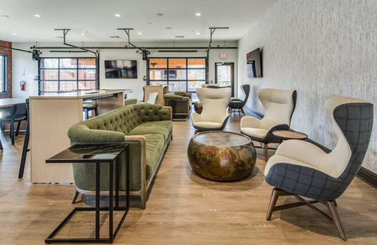  Great Room With a A Variety Of Plush Seating