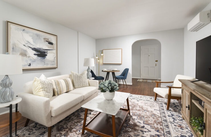 Bright living room