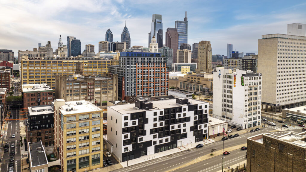 The Astir Callowhill Apartments on Spring Garden Street Philadelphia