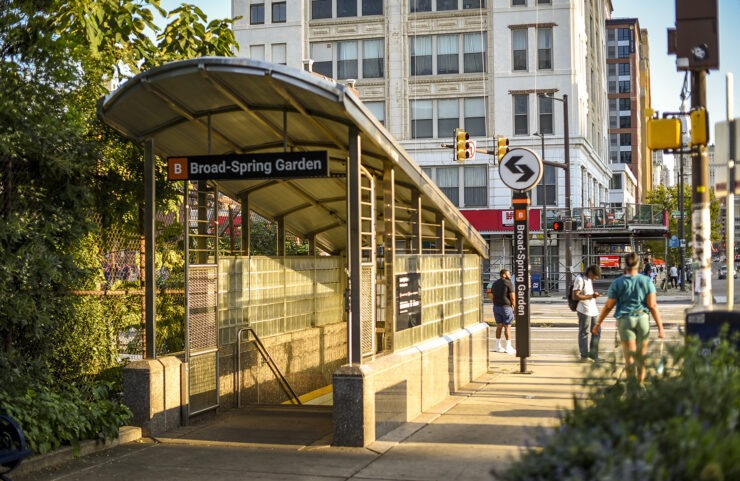 Spring Garden SEPTA Station on the Broad Street Line