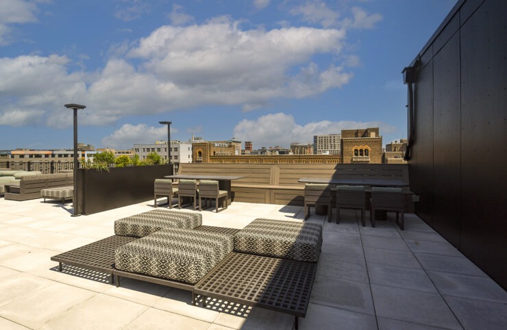 Lounge Space on the Roof deck