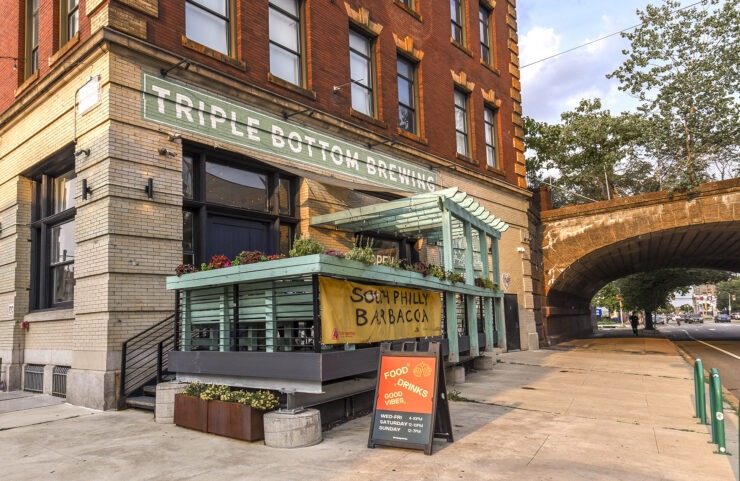 Triple Bottom brewing on Spring Garden