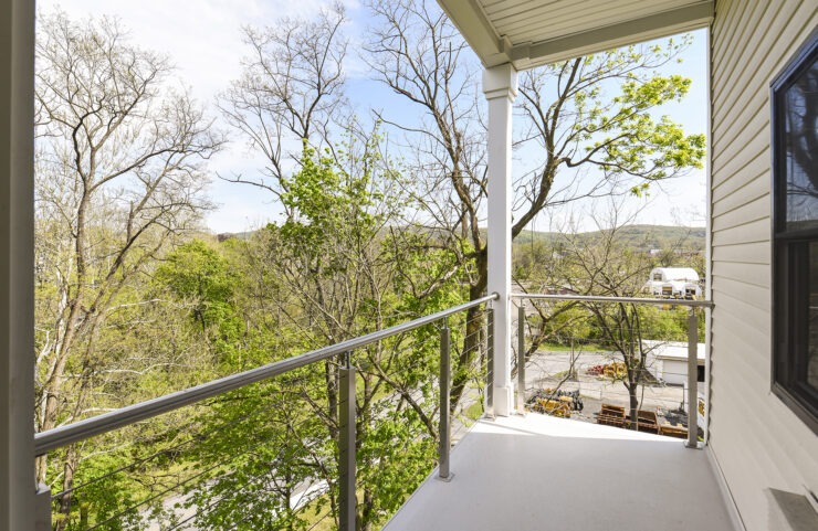 Beautiful balcony views from Phoenix Ridge Apartments