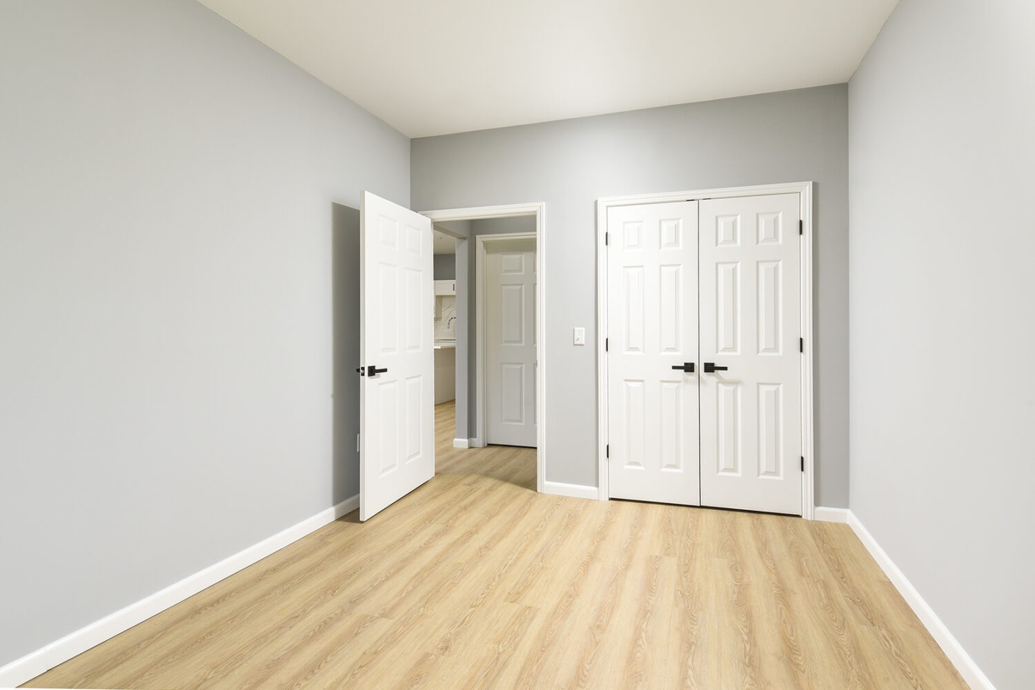 Bedroom in two-bedroom apartment