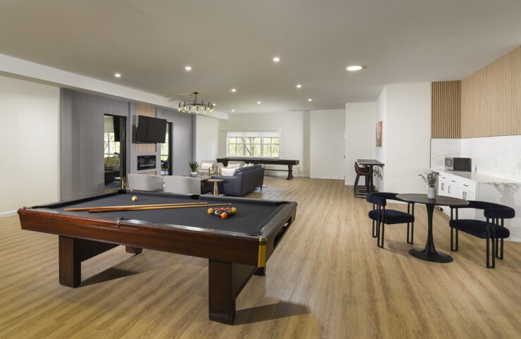 Resident Lounge With A Variety Of Games