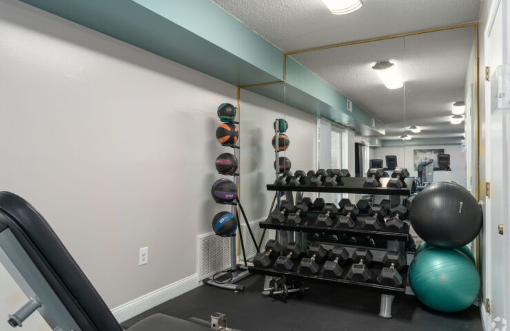 apartment with gym