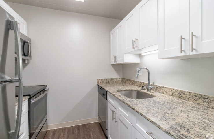 kitchen with stainless steel appliances 