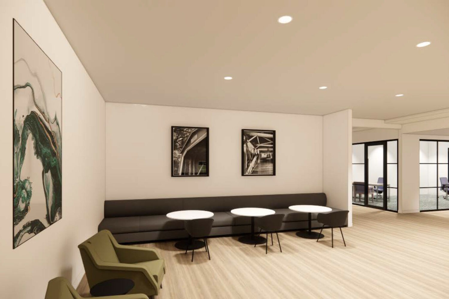 Resident Lounge With A Variety Of Seating