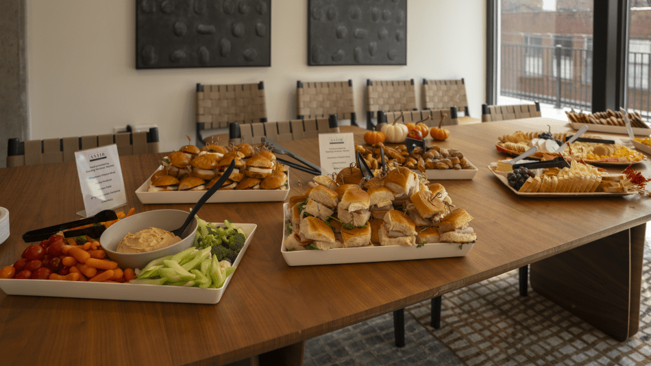 Spread of food from Reading Terminal Market