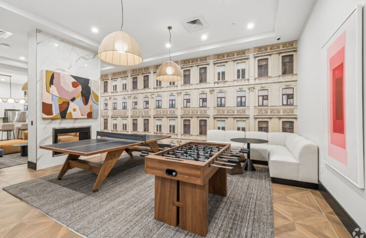 Game Area in the Club Room at The Witherspoon