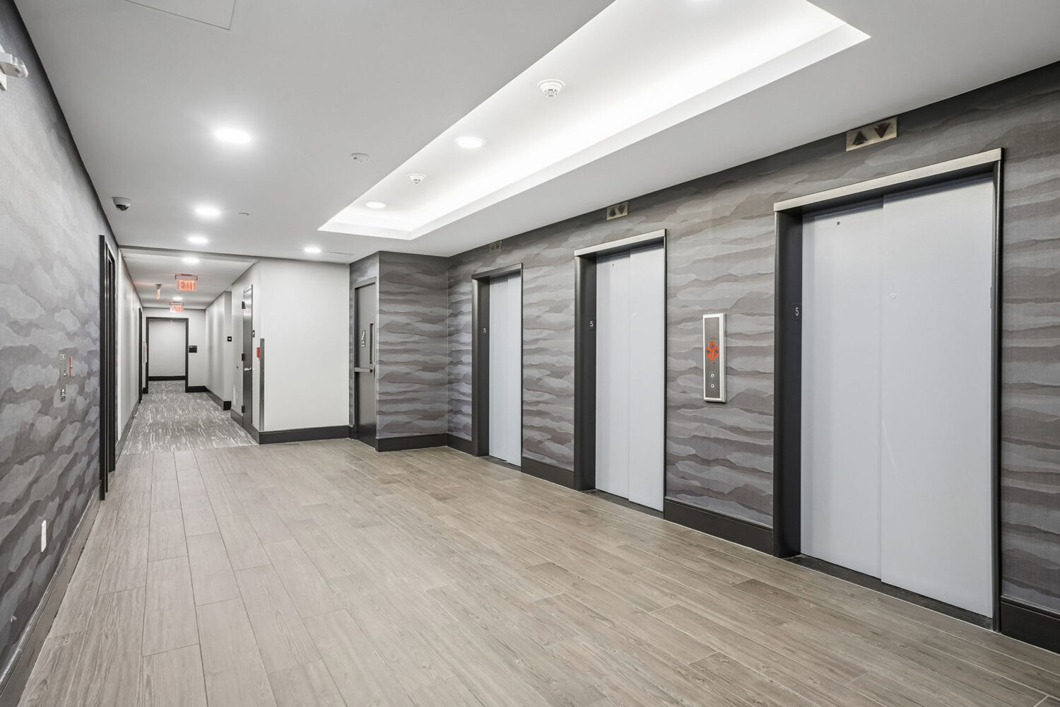 Hallways and Elevators at The Witherspoon