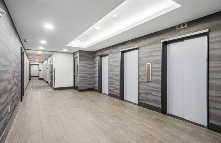 Hallways and Elevators at The Witherspoon