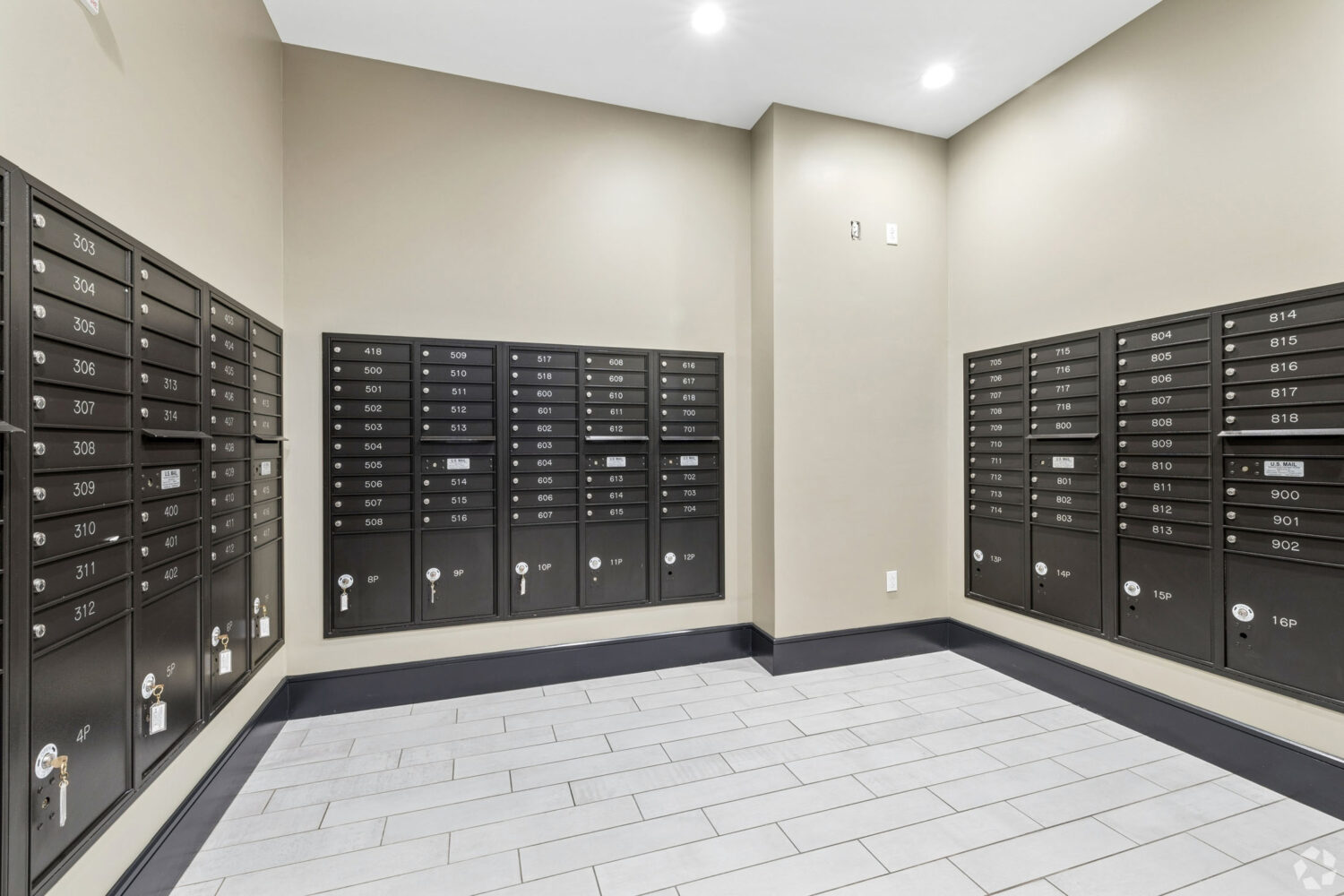 Mail room for your packages and mail
