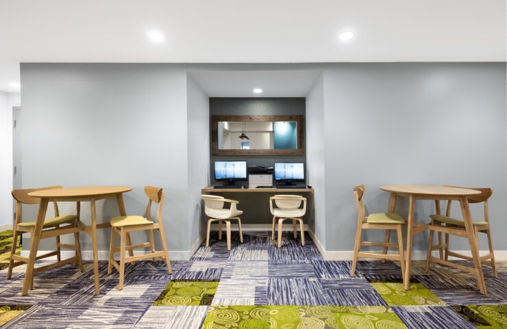 resident lounge with tons of seating options